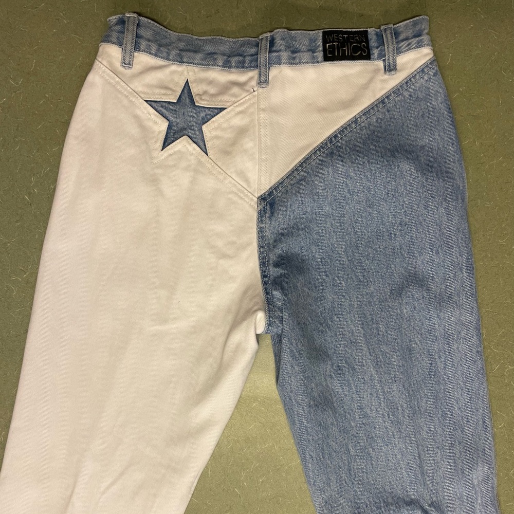 Western Ethics Two-Tone Star Women Jeans